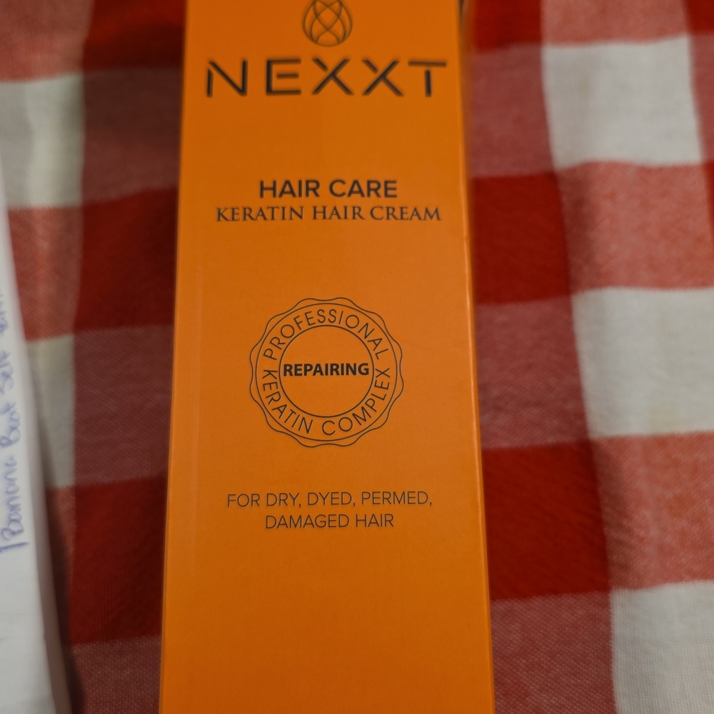 NEXXT Orange Keratin Hair Cream — Repairing Treatment for Damaged Hair